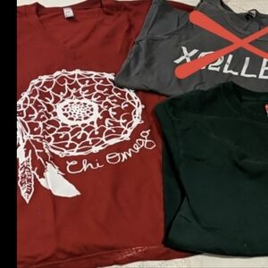 Chi omega red dream catcher v neck tee